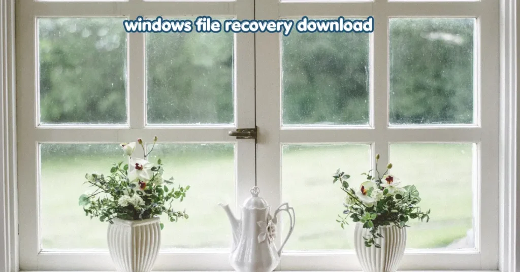 windows file recovery download